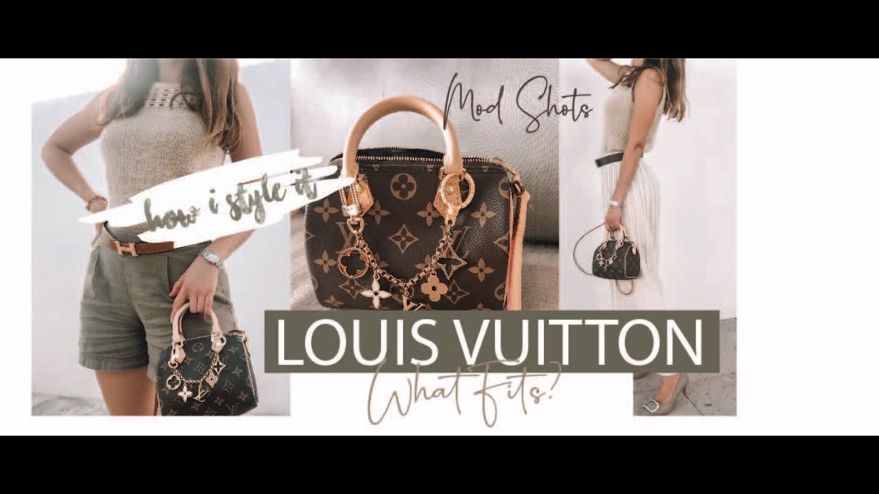 What fits in the Louis Vuitton Speedy NANO? - YouTube