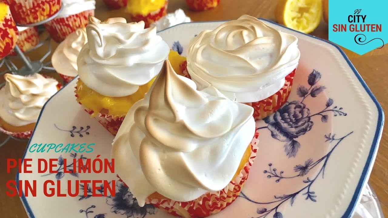 CUPCAKES PIE DE LIMÒN, SIN GLUTEN, SIN LACTOSA JJcitysingluten YouTube