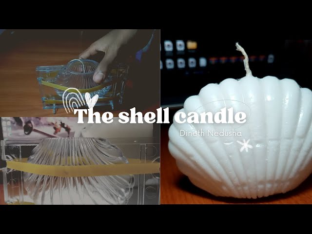 Making The shell🐚candle ✨ class=