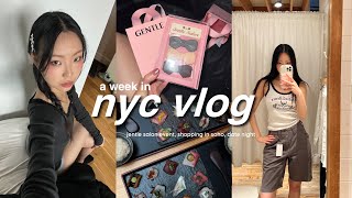 NYC vlog | jentle salon event, shopping in soho, date night