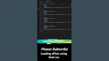 Day 01- Loading effect html css #loading #animation #html #css #viralshorts #viralvideo #codinng