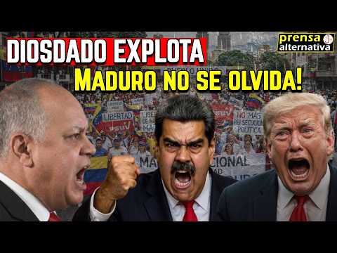 DIOSDADO TURNS UP THE HEAT! Defends Delcy's efforts in the US and acknowledges Maduro's leadership!