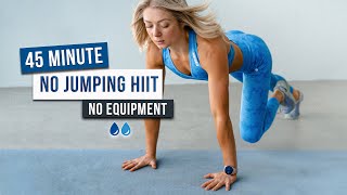 Day 4 - 45 Min No Jumping Workout - Full Body, No Equipment, No Repeat