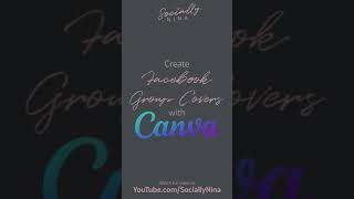 Canva - Create Facebook Group Covers