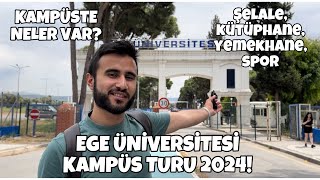 Ege Üniversitesi Ana Kampüs Turu 2024, Kampüste Neler Var? Üniversite Kampüs Vlog, İzmir Vlog