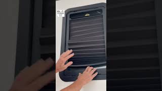 Lippert Thin Shade™ Pronto per Porte d'ingresso Preformate, Nero