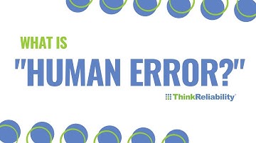 What is Human Error?