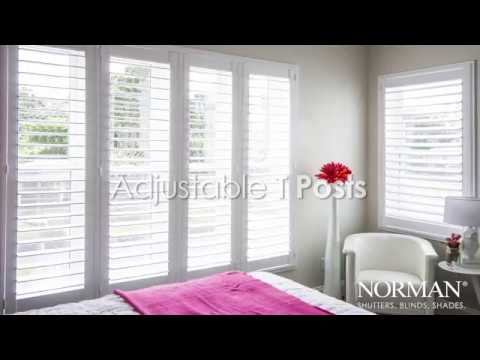 Adjustable T-Posts | Shutter Innovations that make installation easy | Norman® Window Fashions