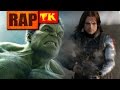 Rap do Hulk e Soldado Invernal // Rap Duplo - Fora de controle // TK RAPS