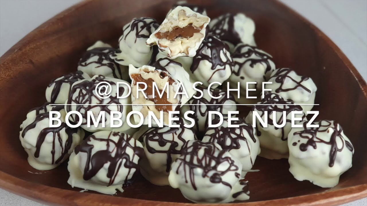 BOMBONES DE NUEZ Y DULCE DE LECHE