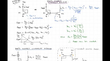 IC building blocks: Current Biasing (ss7.3)