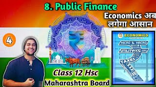 Chapter 8 Public Finance Economics Maharashtra State Board std 12th hsc Eco