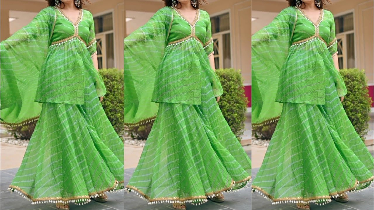 Sharara Dress Chinon Fabric With Khatli Work Designer Salwar Kameez Dupatta  Dress Ready Made Eid Special Party Wear Indian Designer Salwar - Etsy