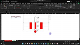 Thermometer Graph using Excel