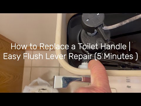 How to Replace a Toilet Handle | Easy DIY Flush Lever Repair (5 Minutes)