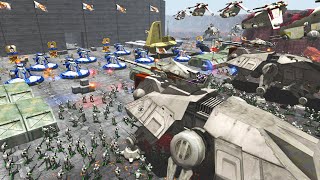 Clone Trooper Siege Assault of CITADEL FORTRESS! - Men of War: Star Wars Mod