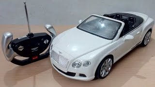 Bentley Continental GT 1:12 convertible RC car Unboxing