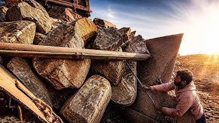 BIG ROCK 🪨 Crusher Machine - FULL Powerfull Process A Giant in Action-Big Rock Crushing#asmrvideo 