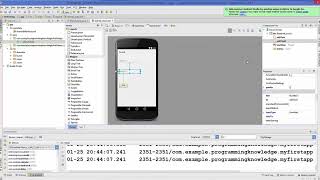 Android Tutorial for Beginners 7  Adding Two Numbers App Simple Calculator screenshot 1