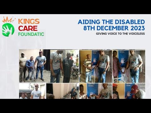 Dr. Atu Afamefuna Echeribe Doles Out Aid To Physically Challenged Persons In Enugu State