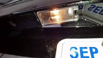 2013-2016 Ford Escape License Plate Lights - Testing After Changing Bulbs