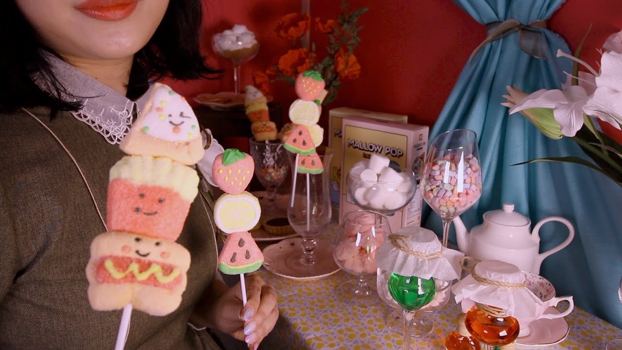 (Sub✔)팅글약국 ASMRㅣ마시멜로우로 된 팅글영양제 파는 가게ㅣA pharmacy that sells Tingle nutritional supplements