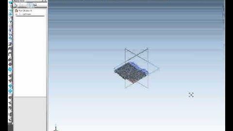 Surface modelling by layer of points