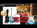 Gear4music  la electric guitar  amp unboxing  review