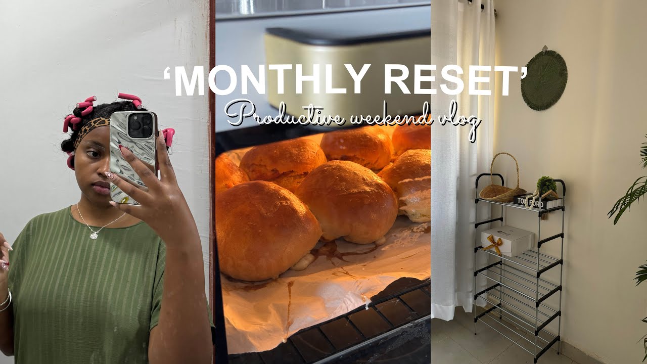 Monthly reset🌸🌿| cleaning, meal prep, new apartment setup & more