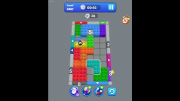 Block mania color jam level 2487 (last few dups 1487,1737,1987,2237)