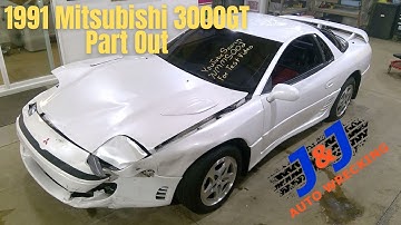 1991 Mitsubishi 3000GT Part Out Engine Test Video NMMS002