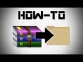 How to Unzip a File Using WinRAR