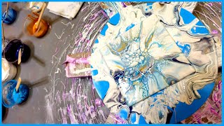 Watch me create a beautiful winter blue coaster set LIVE!!