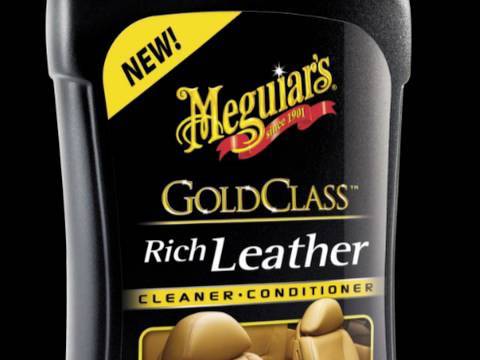 How To Use Meguiar's NEW 2010 Gold Class Rich Leather Cleaner and  Conditioner Lotion 
