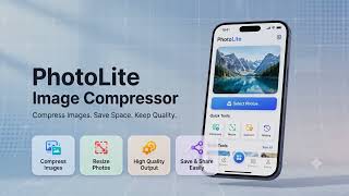 PhotoLite App: Compress & Resize Images Instantly! 📸 screenshot 3