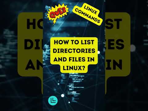 LINUX QUIZ 👉 How to list directories and files in Linux?
