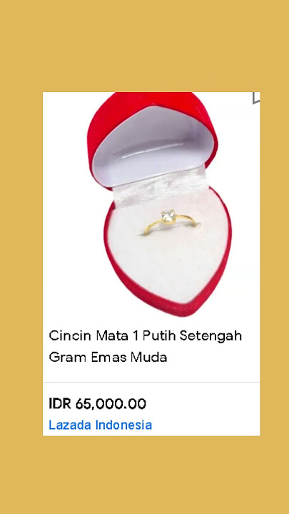 harga cincin emas setengah gram yang murah banget, modek terbaru dan sangat menggemaskan