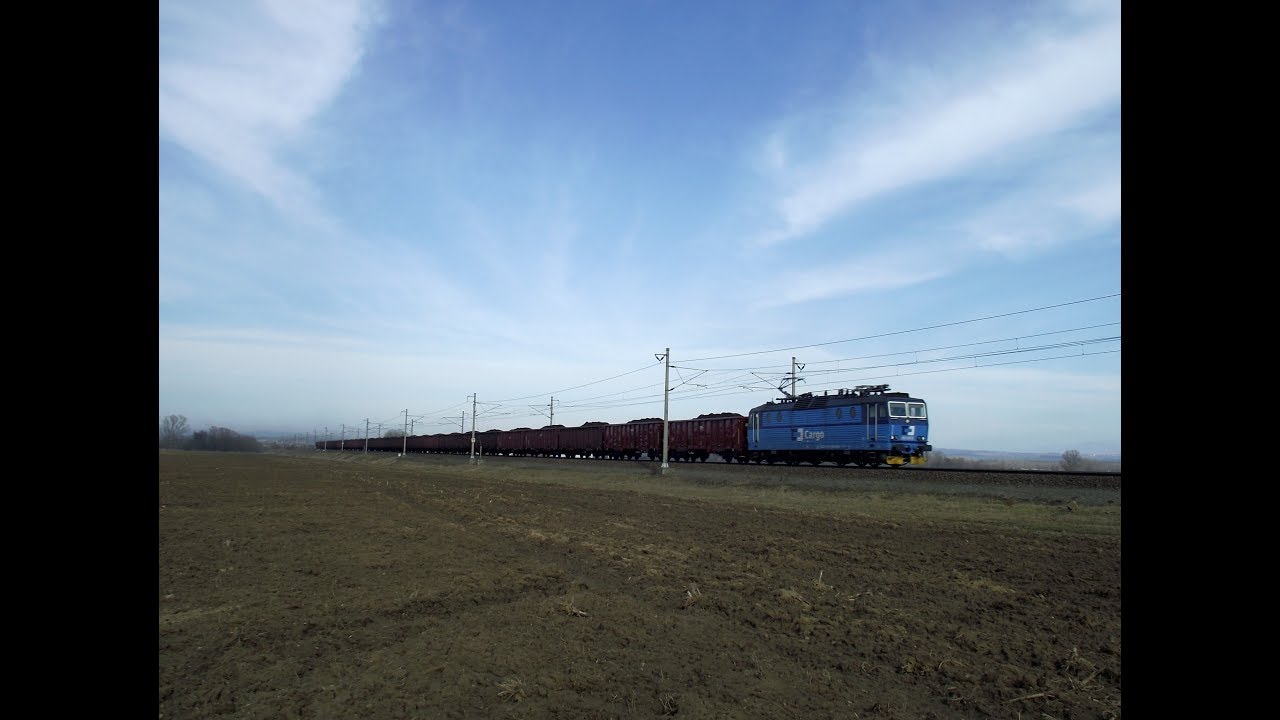 Vlaky Staré Město u Uherského Hradiště 11.3.2018 [Full HD]