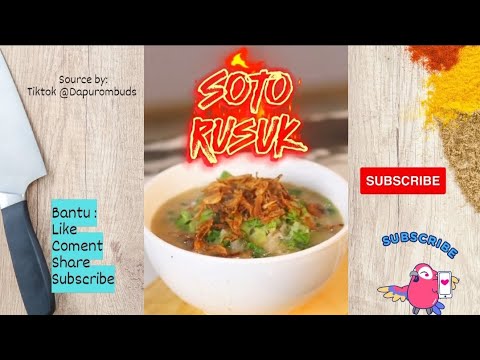 Resep Soto Rusuk Babi Manado