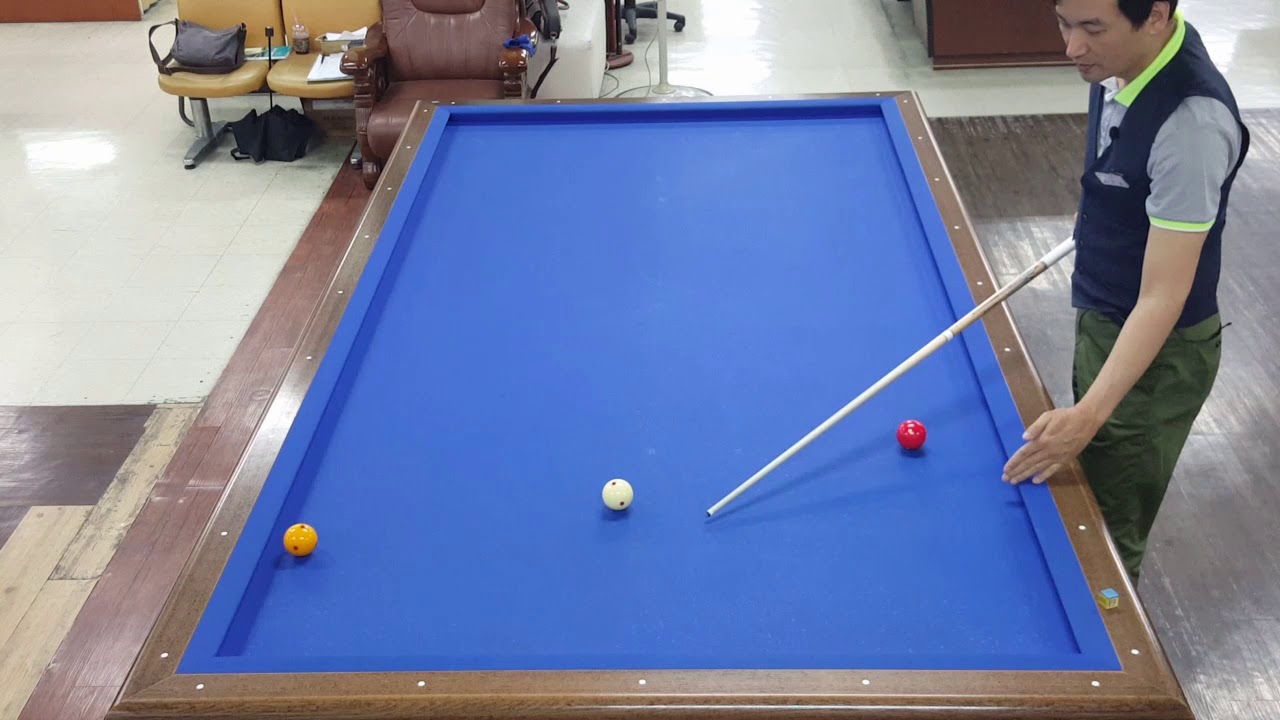 당구 먼거리 얇게치기 비법전수 ㅣ두께도 스트로크 인가요? 네 아까 그타법 ㅣstraight ball