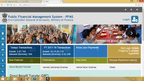 NSS PFMS : Opening Balance