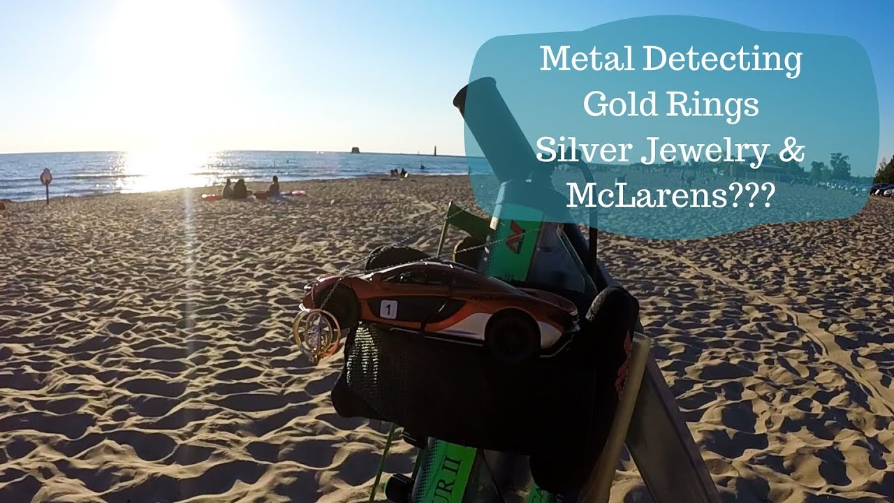 Beach Metal Detecting Lake Michigan Gold, Silver, and McLarens YouTube