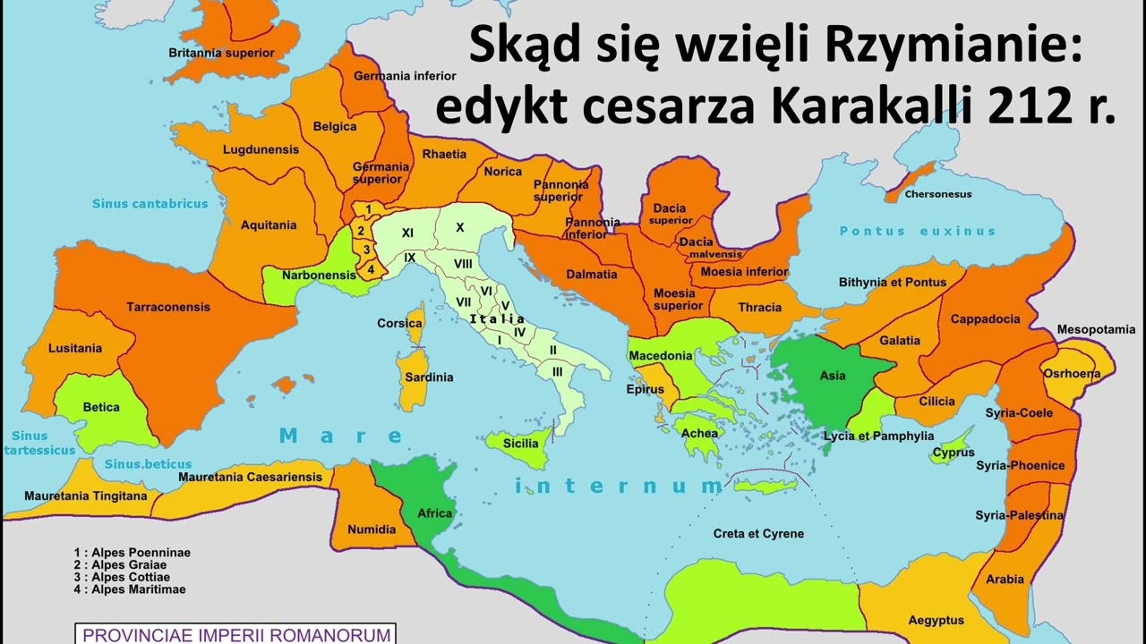051 Skąd się wzięli Rzymianie – edykt cesarza Karakalli z 212 r.