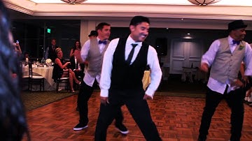 Best Groomsmen Dance Ever!!! - Love Never Felt So Good (Gustavo Vargas)