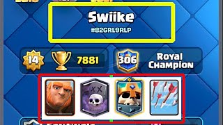 giant graveyard Skeleton King best deck Clash Royale Swiike