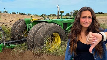 STUCK Tractor On The First Day Of Harvest