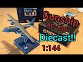 Diecast Gunship AC130 including the Display stand S14.. Unboxing and Review. Aviation Masterpiece 