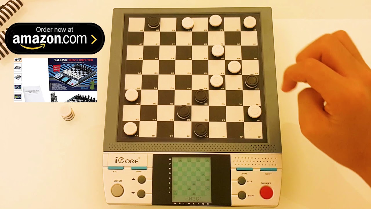 Electronic Talking Chess Board Games with 8 in 1 Talking Computer Chess