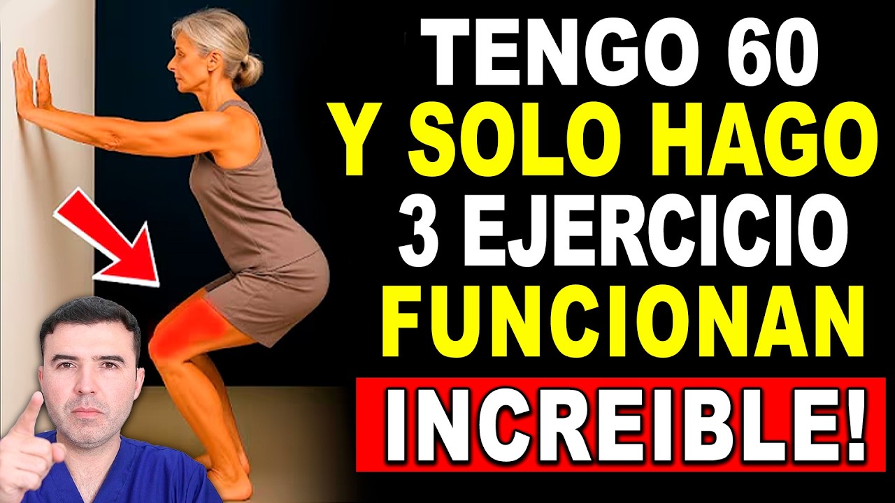 Adultos mayores: evita caídas y fracturas con estos 6 ejercicios fáciles en casa