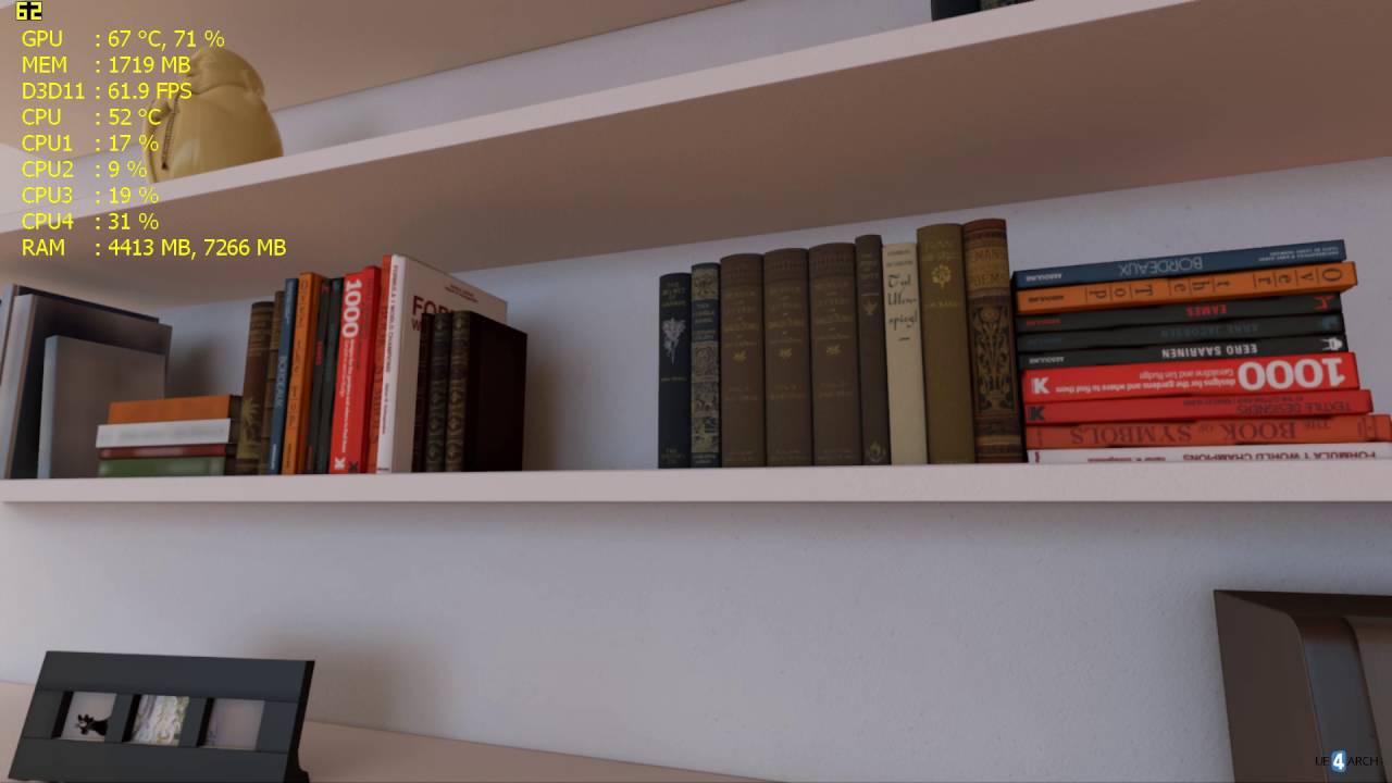 UE4 Country House Demo |GTX 670 + i5 760| 1080p